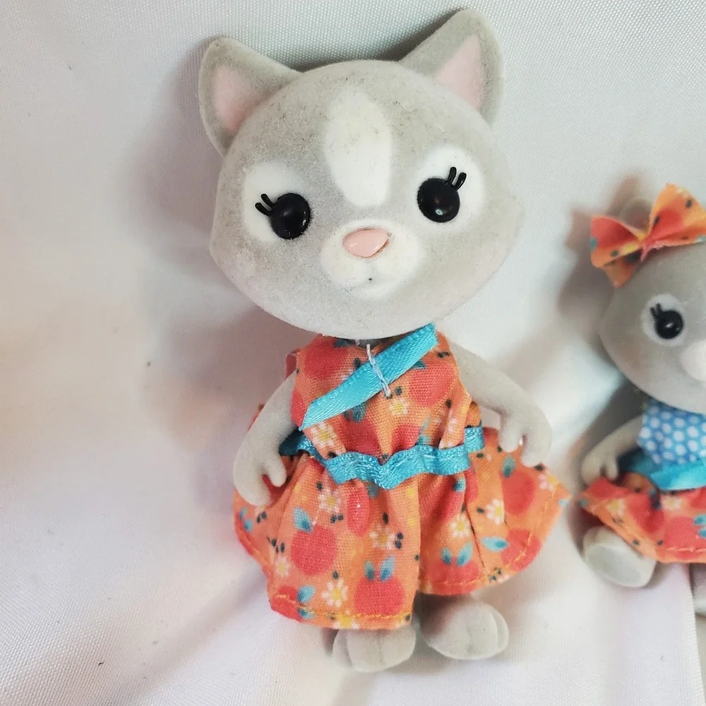 The Purringtons Cat Family Figures Sunny Day Honey Bee Acres Kitten Mom Daughter